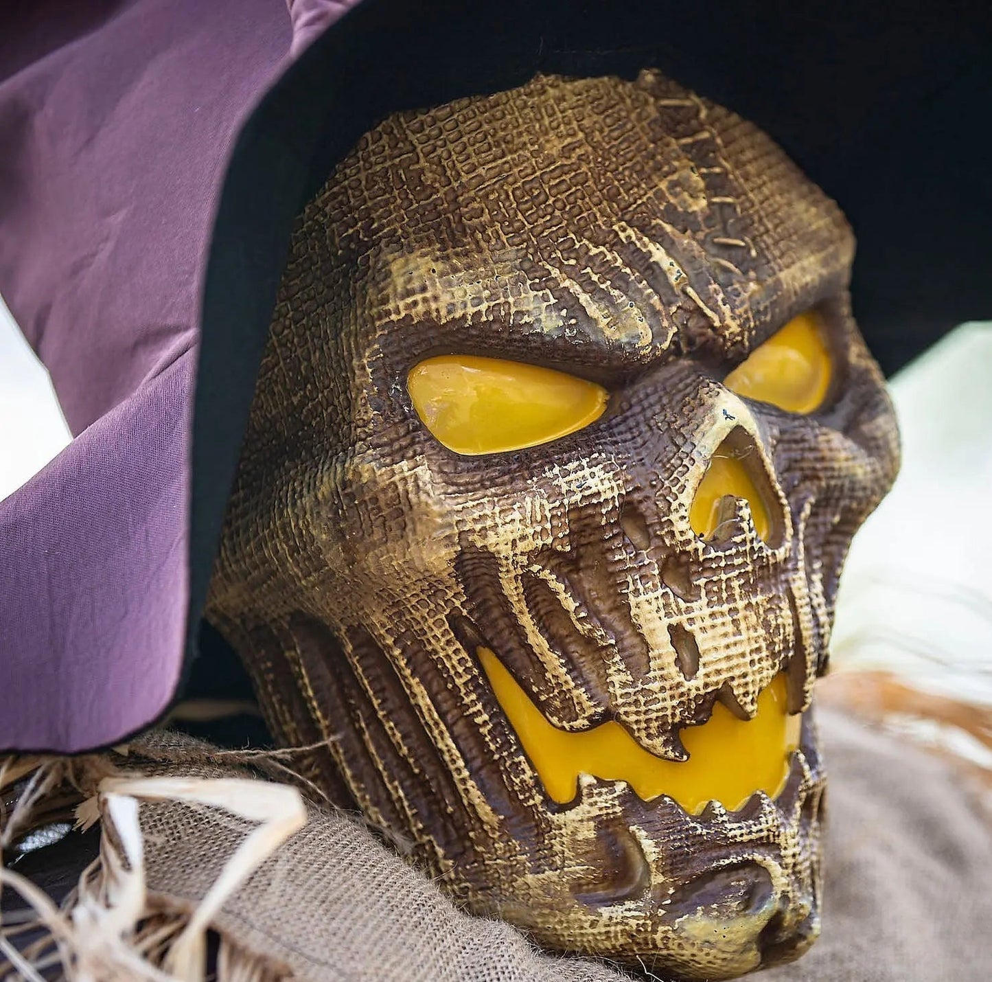8 Ft Horror Scarecrow Animated