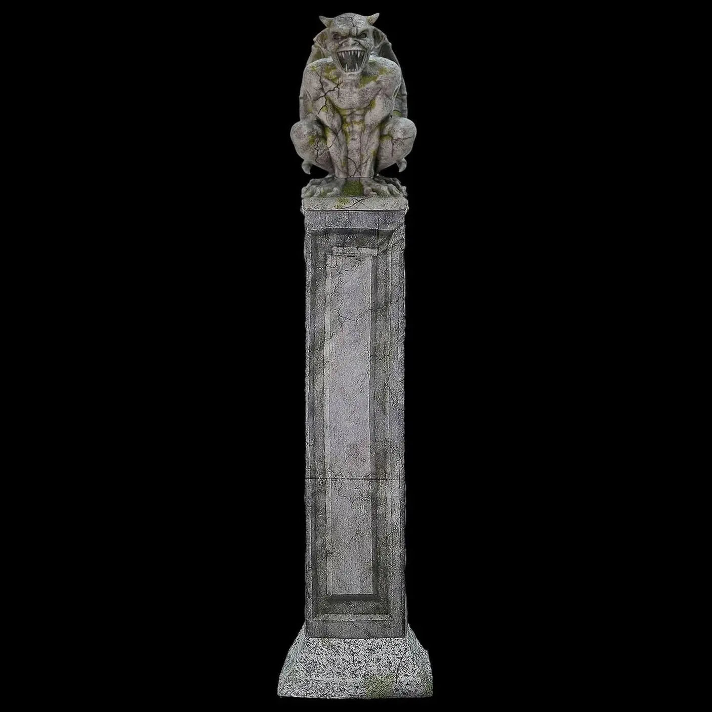 8 Ft Gargoyle Pillar Statue Tombstone