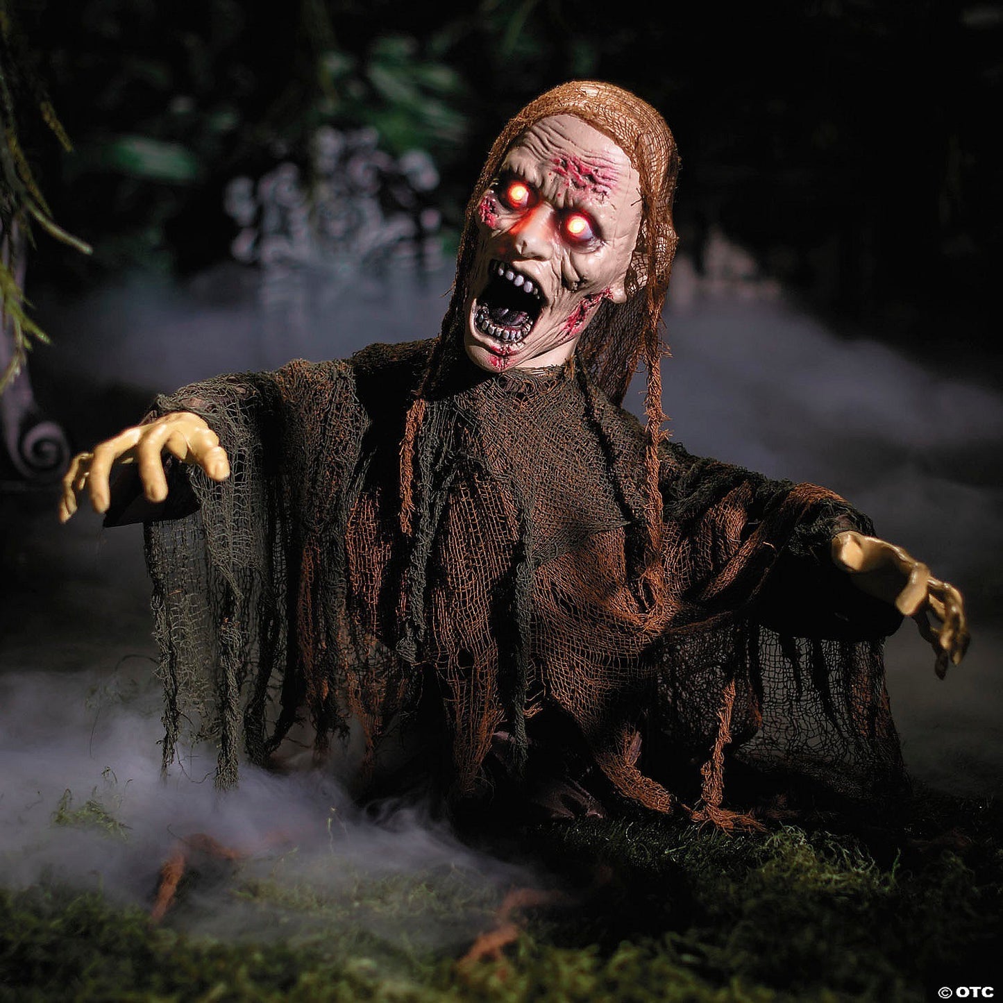 47" Animated Zombie Groundbreaker Spirit Corpse Halloween Decor Haunt Prop 2025