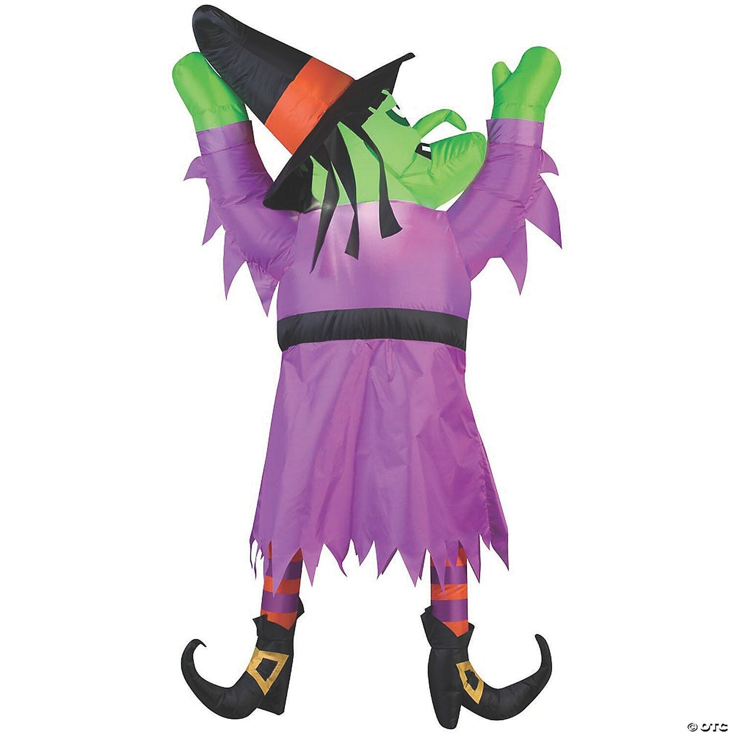 60" Hanging Witch Inflatable Outdoor Halloween Yard Decoration Airblown Prop