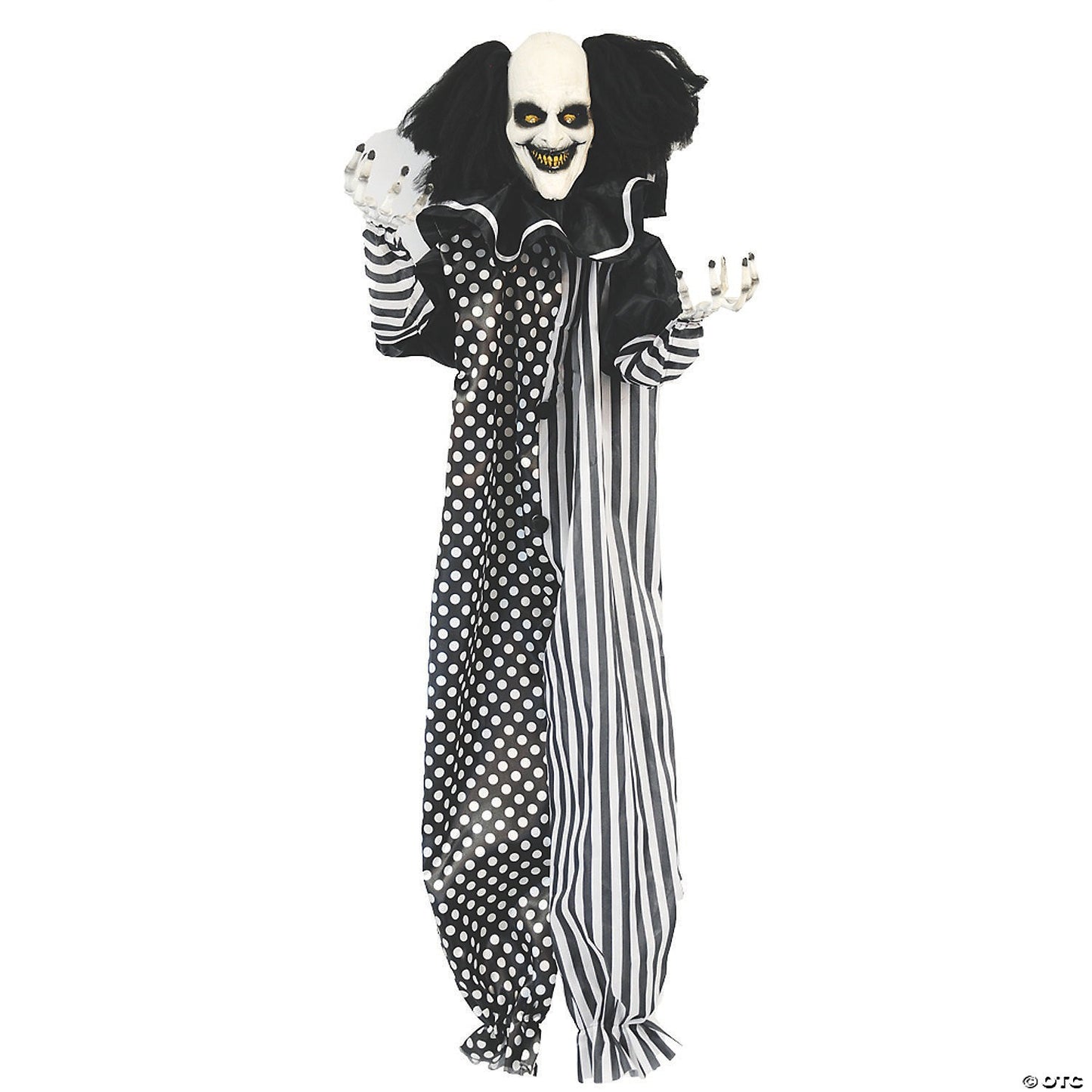 47" Hanging Killer Clown Animated Halloween Decor Outdoor Haunt Yard Prop Circus