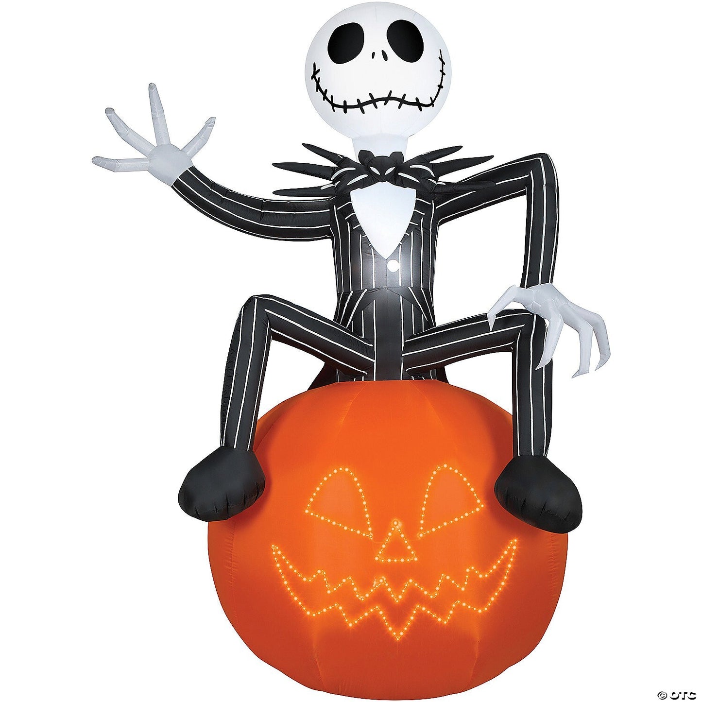 10 Ft Jack Nightmare Christmas Lightshow Inflatable Outdoor Halloween Yard Decor
