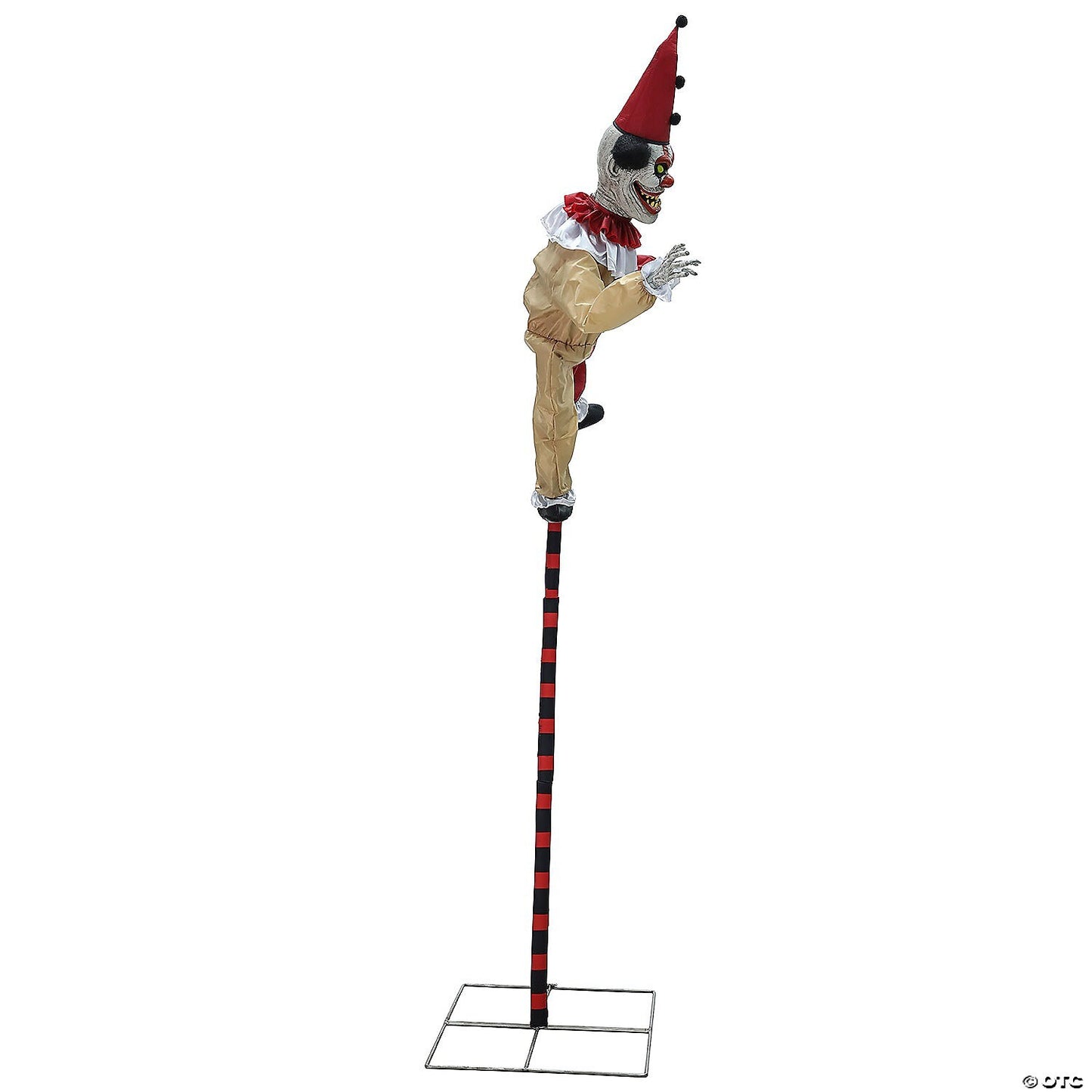 See Video! Life Size Sideshow Circus Clown Animated Halloween Haunt Prop Outdoor