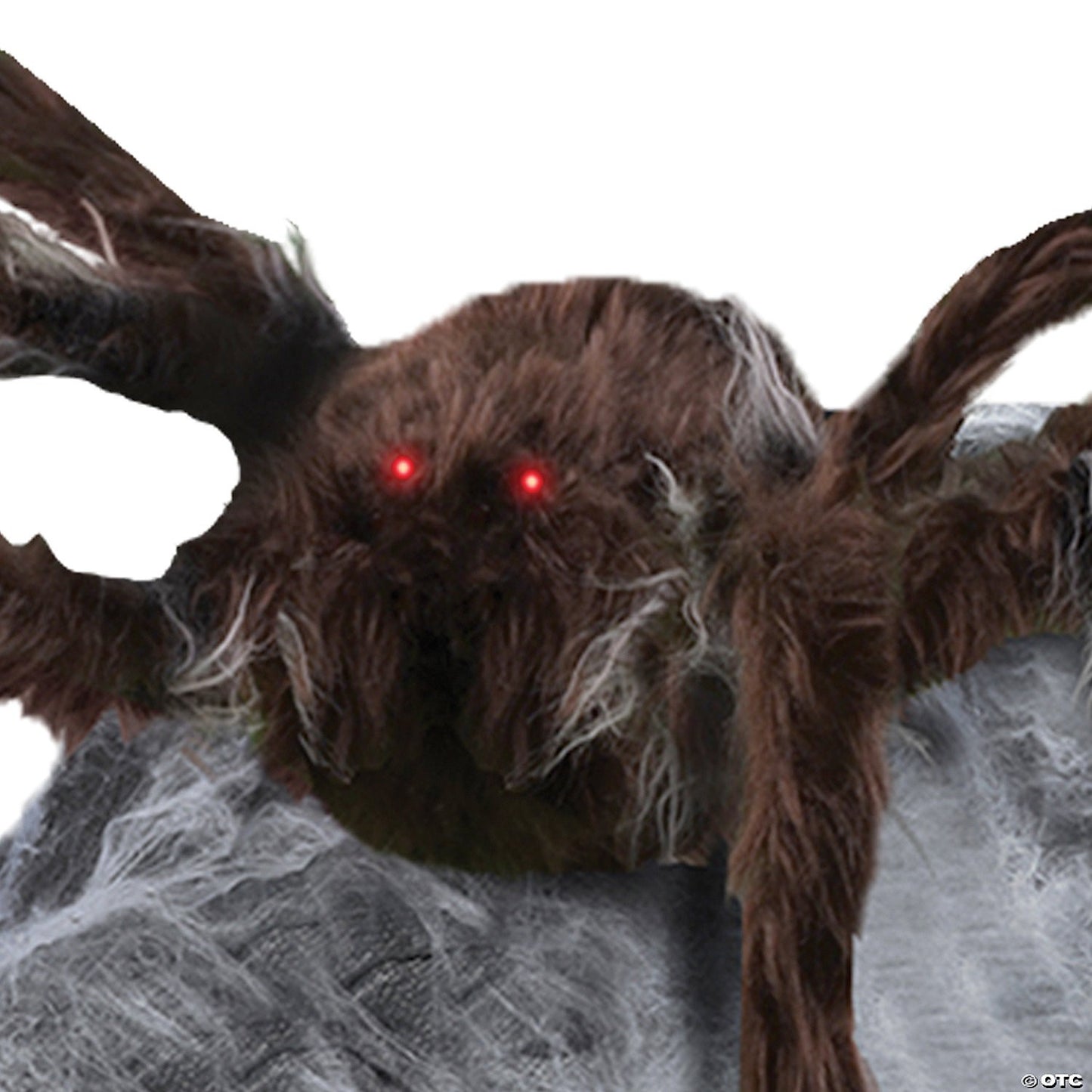 HUGE Animated Brown Jumping Spider Halloween Decoration Outdoor Haunt Yard Prop
