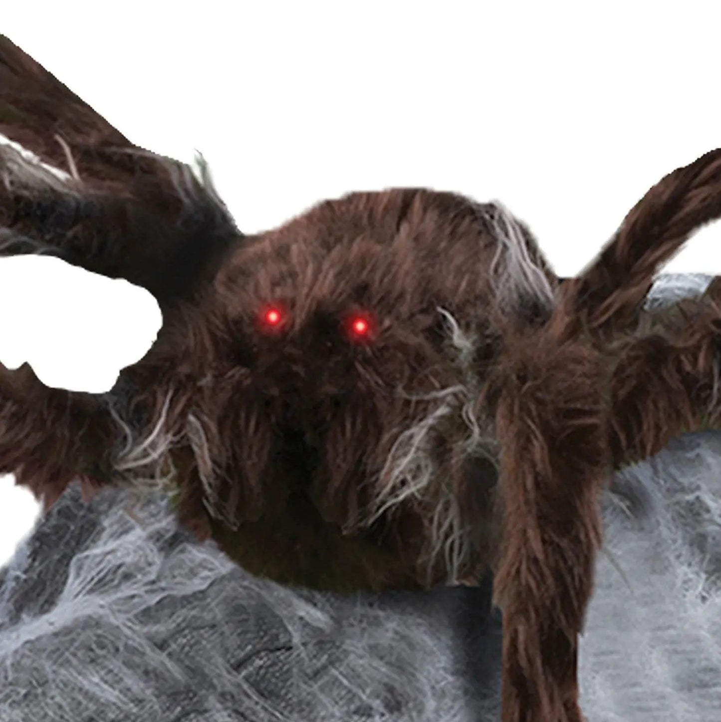 Jumping Brown Spider animated halloween decoration