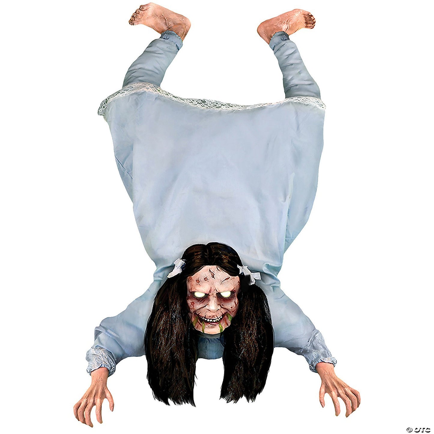 Exorcist Possessed Girl Evil Animatronic Halloween Animated Haunt House Prop