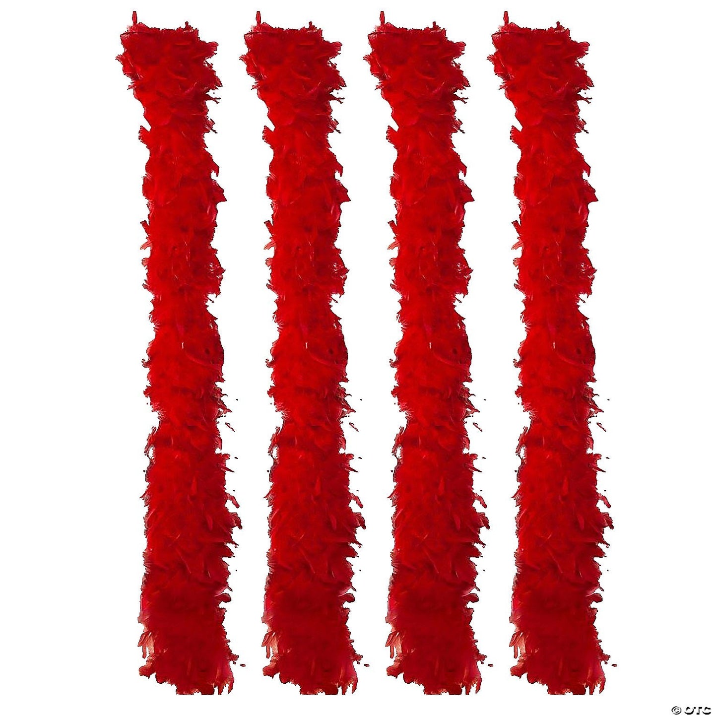 72" Jumbo Red Feather Boa Scarf Valentines Day Accessory Garland Decorations