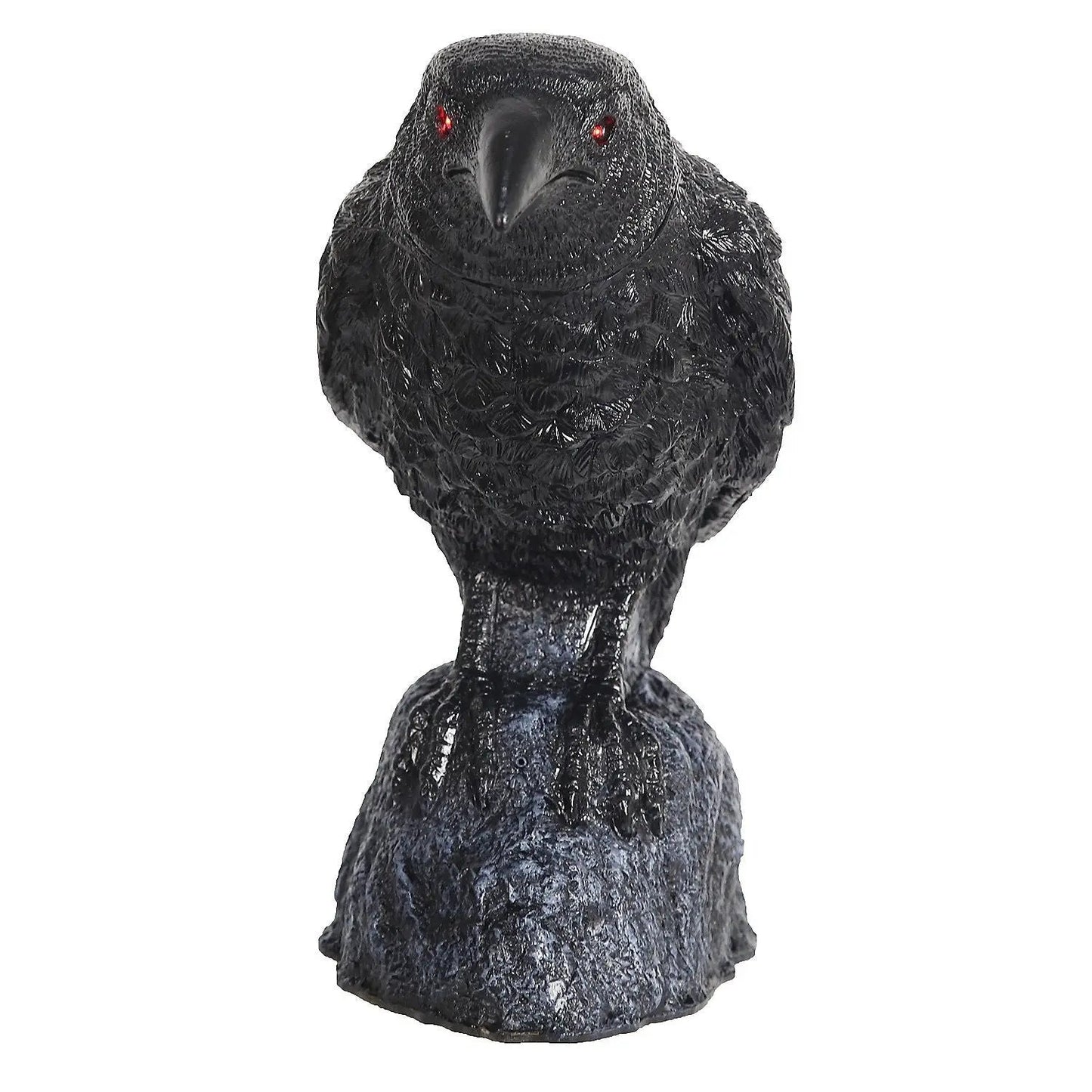 13" Head Turning Raven animated Halloween prop