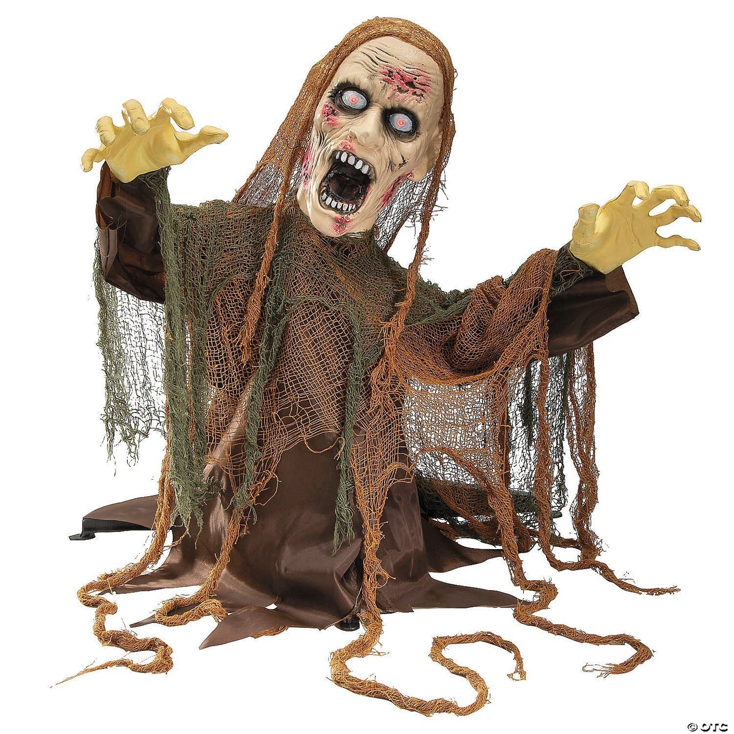 47" Animated Zombie Groundbreaker Spirit Corpse Halloween Decor Haunt Prop 2025