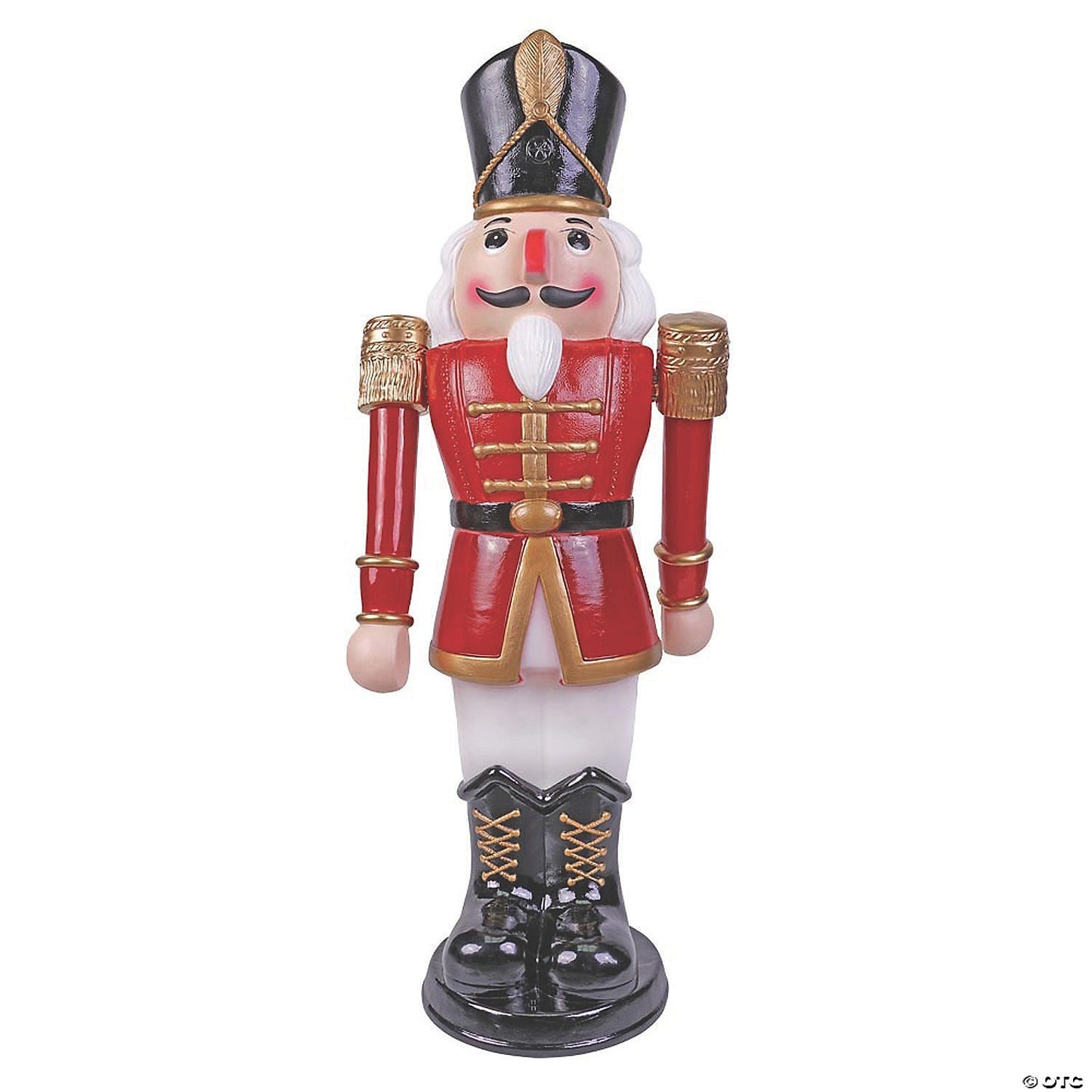 3 Ft Nutcracker Soldier Animated Musical Christmas Prop Outdoor Decoration White