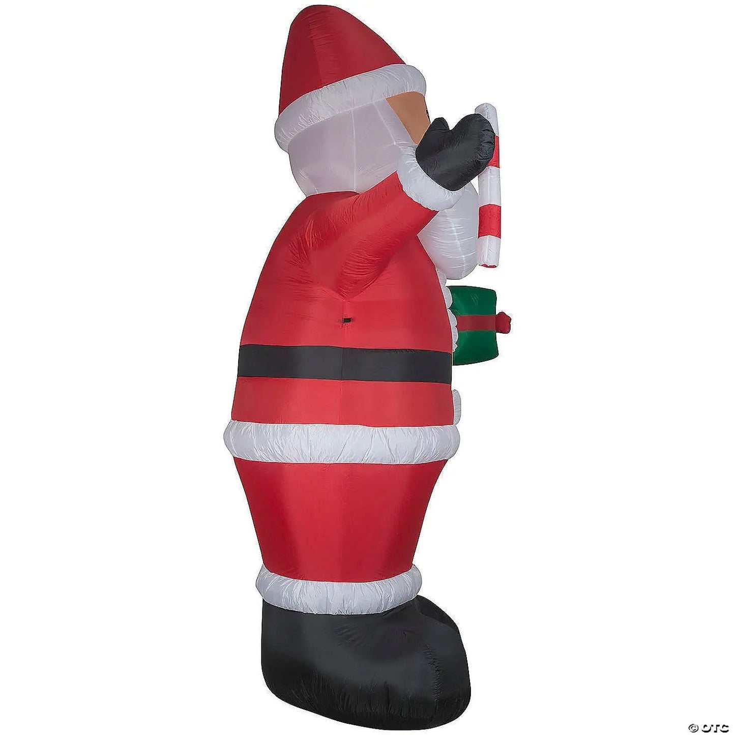 GIANT! 82" Santa with Candy Cane & Gift Inflatable