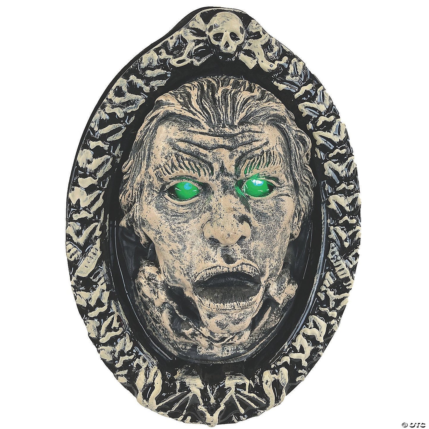 Haunted Mansion Talking Animated Portrait Mouth Moves Halloween Wall Decor Prop