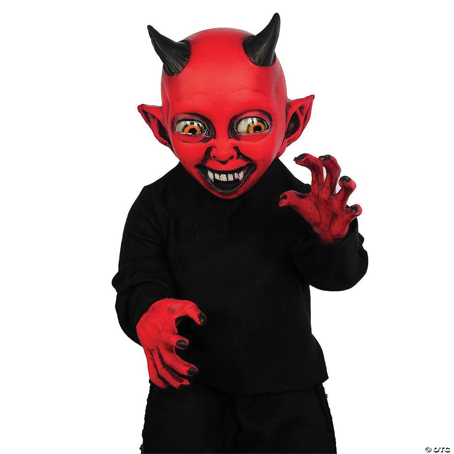 Little Devil Monster Kid Prop Krampus Halloween Posable Decor Haunted Distortion