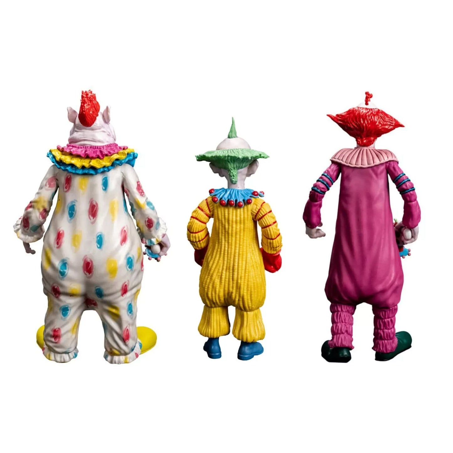 SCREAM GREATS KILLER KLOWNS FROM OUTER SPACE Fatso Slim & Shorty Figures Collect
