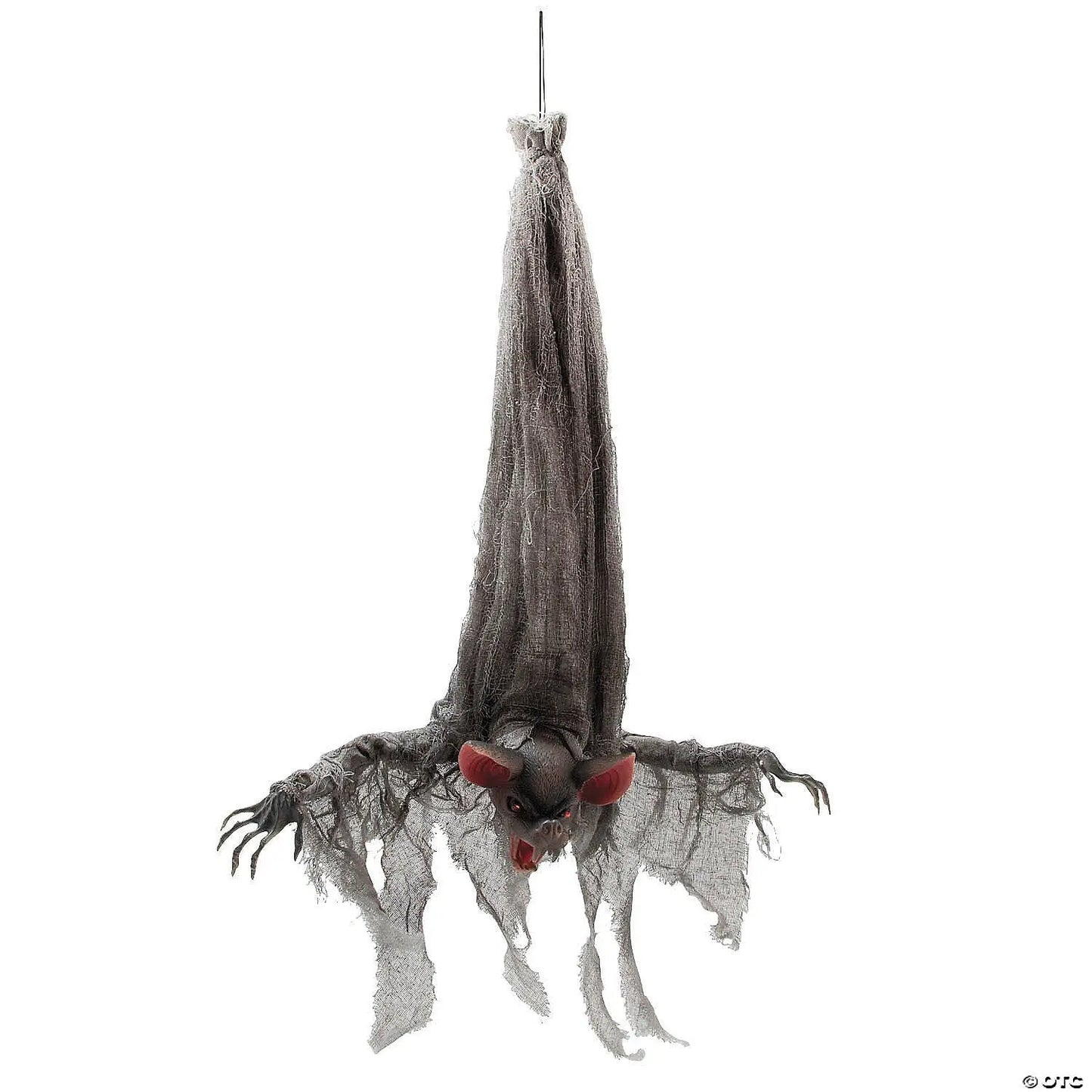 39" Animated Screeching Gray Vampire Bat