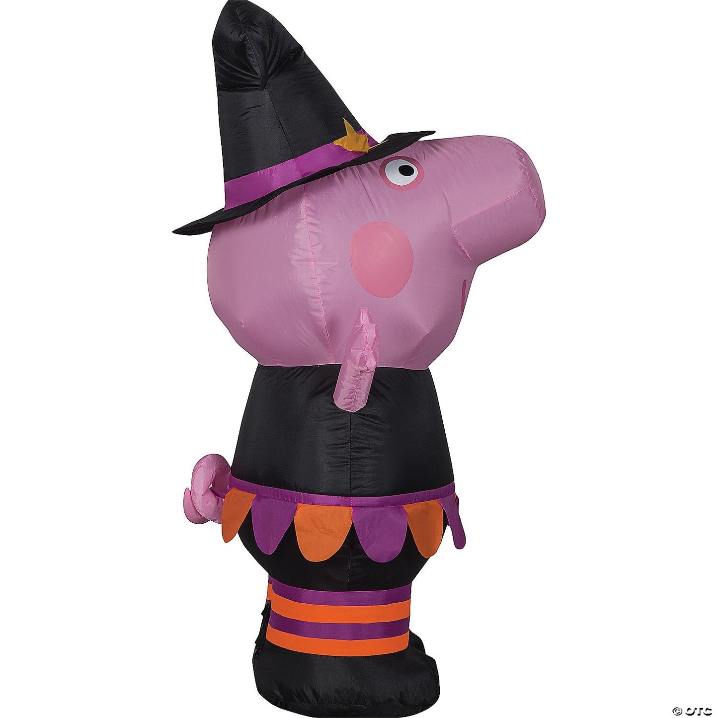 42" Peppa Pig Witch Gemmy Airblown Inflatable Outdoor Halloween Yard Decoration