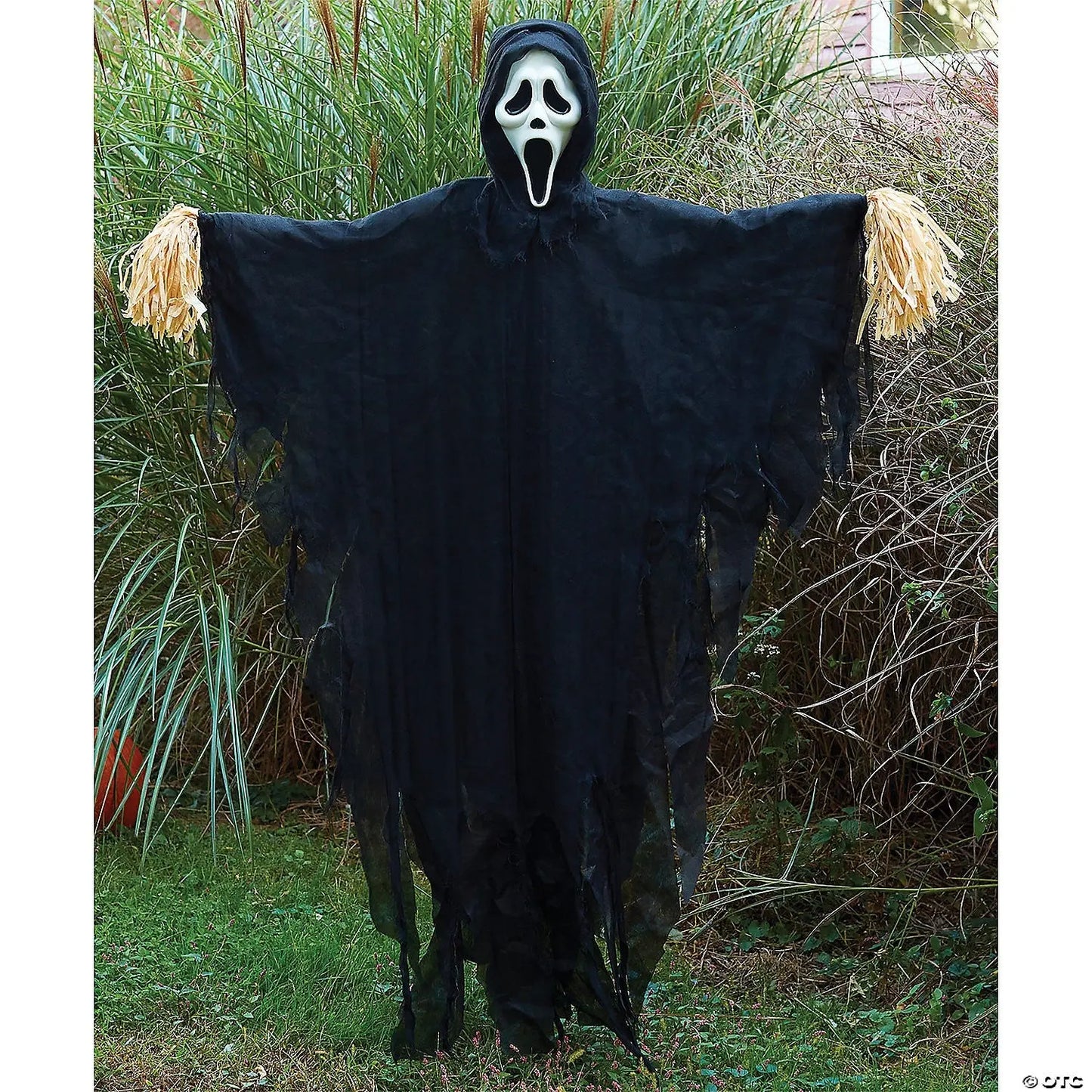 5 Ft Ghost Face Scream Scarecrow