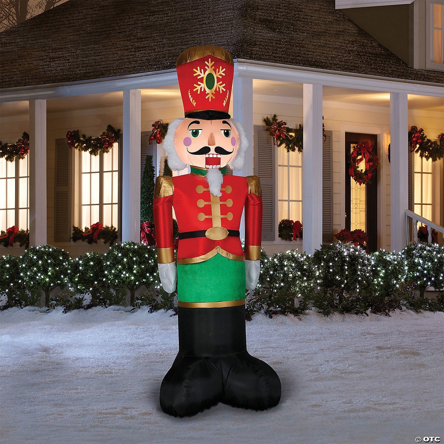 GIANT! 96" Nutcracker Inflatable Christmas Outdoor Yard Decoration LED Lighted