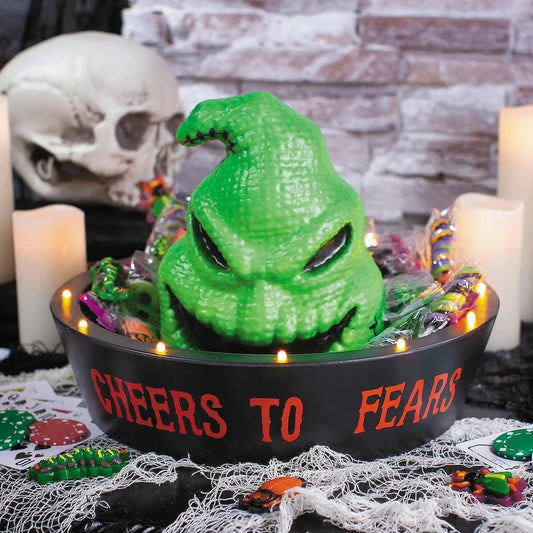12" Oogie Boogie Candy Bowl Lighted