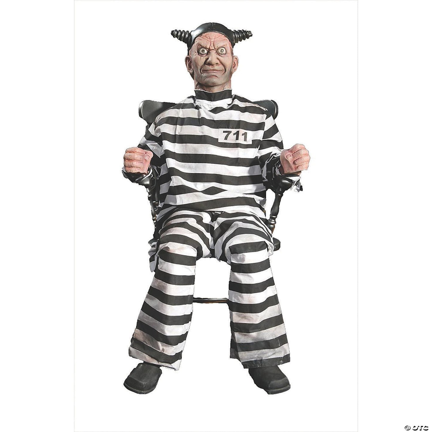 LifeSize Frightronics Buzz Electric Chair Animatronic Halloween Haunt Prop Jail