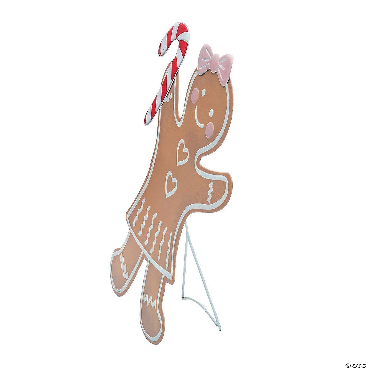 37" Giant Gingerbread Man Girl Standing Christmas Outdoor Decoration Porch Home
