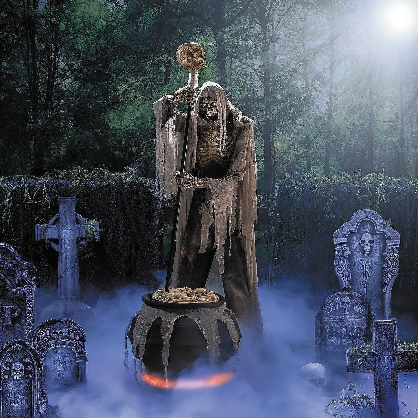 6.7 Ft Cauldron Creep Animatronic