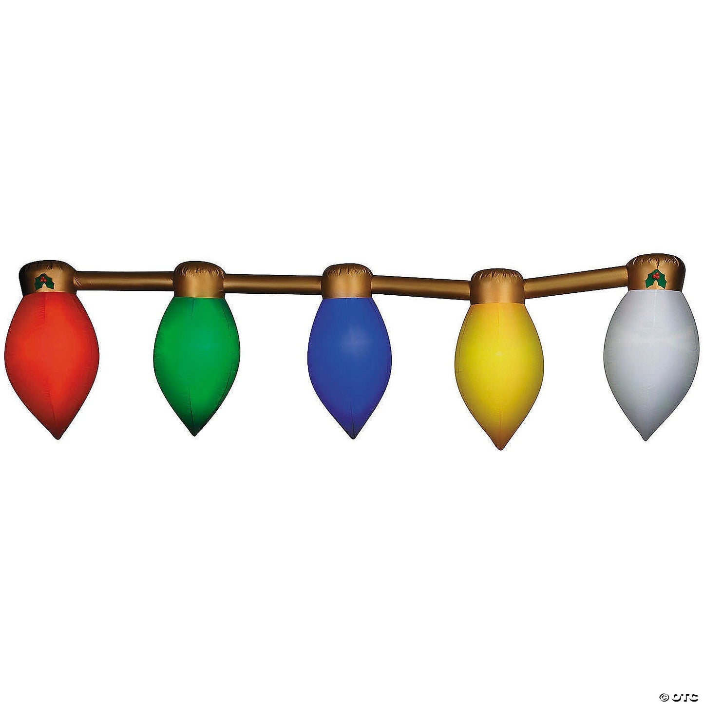 13 Ft Christmas Bulb Lights String Lighted Inflatable Outdoor Yard Decoration C9