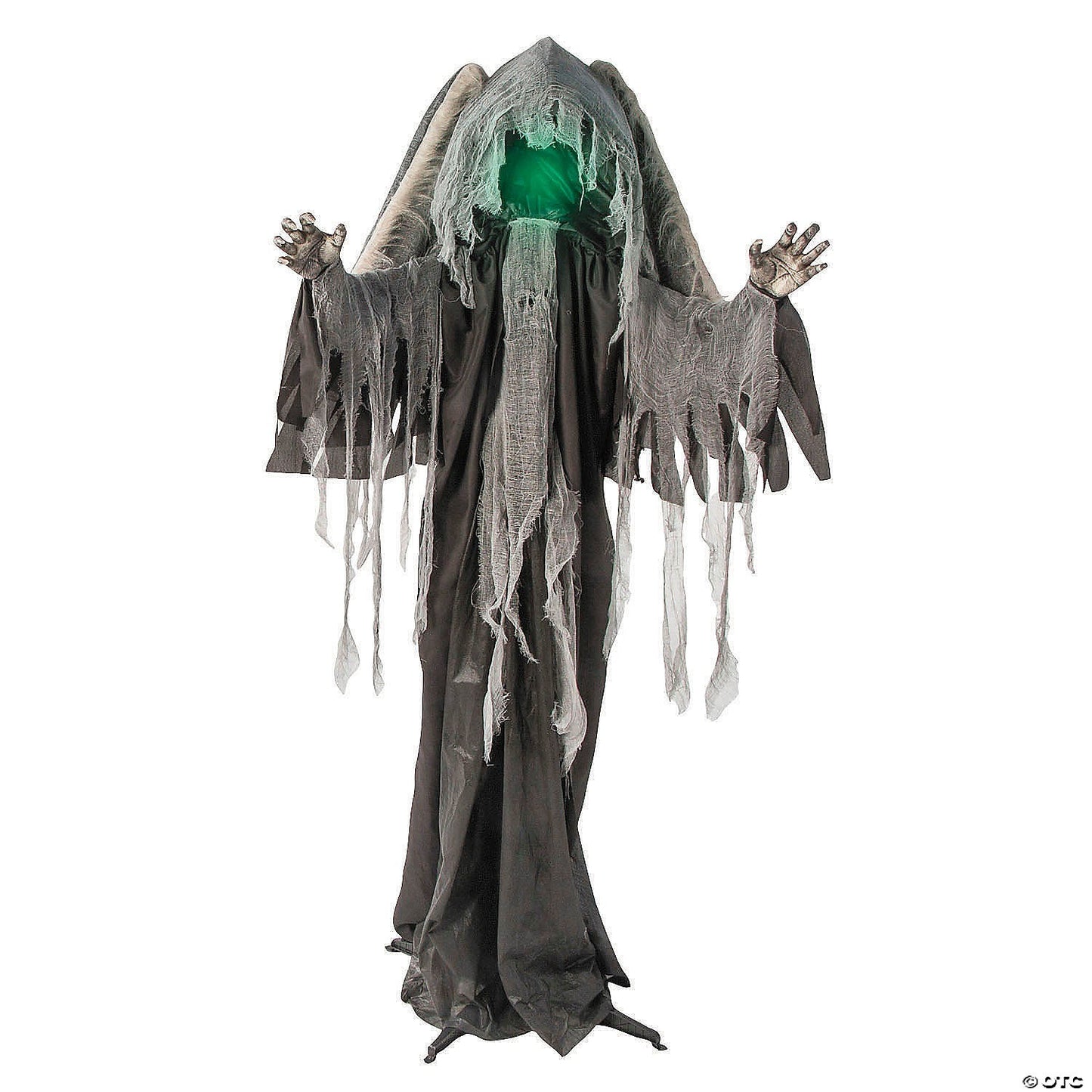 5 Ft 8" Graveyard Reaper w Animated Wings Halloween Haunted Spirit Prop 2025