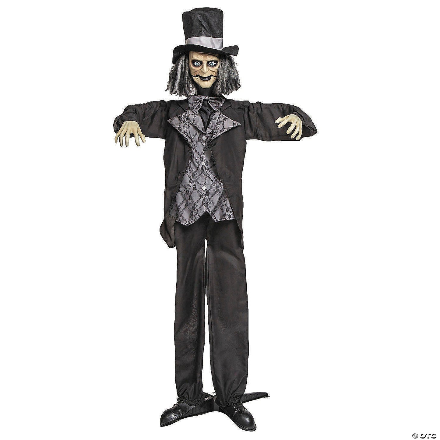 6 Ft Animated Groom Butler Pop Up Jaw Halloween Haunted Spirit Prop Decor 2025