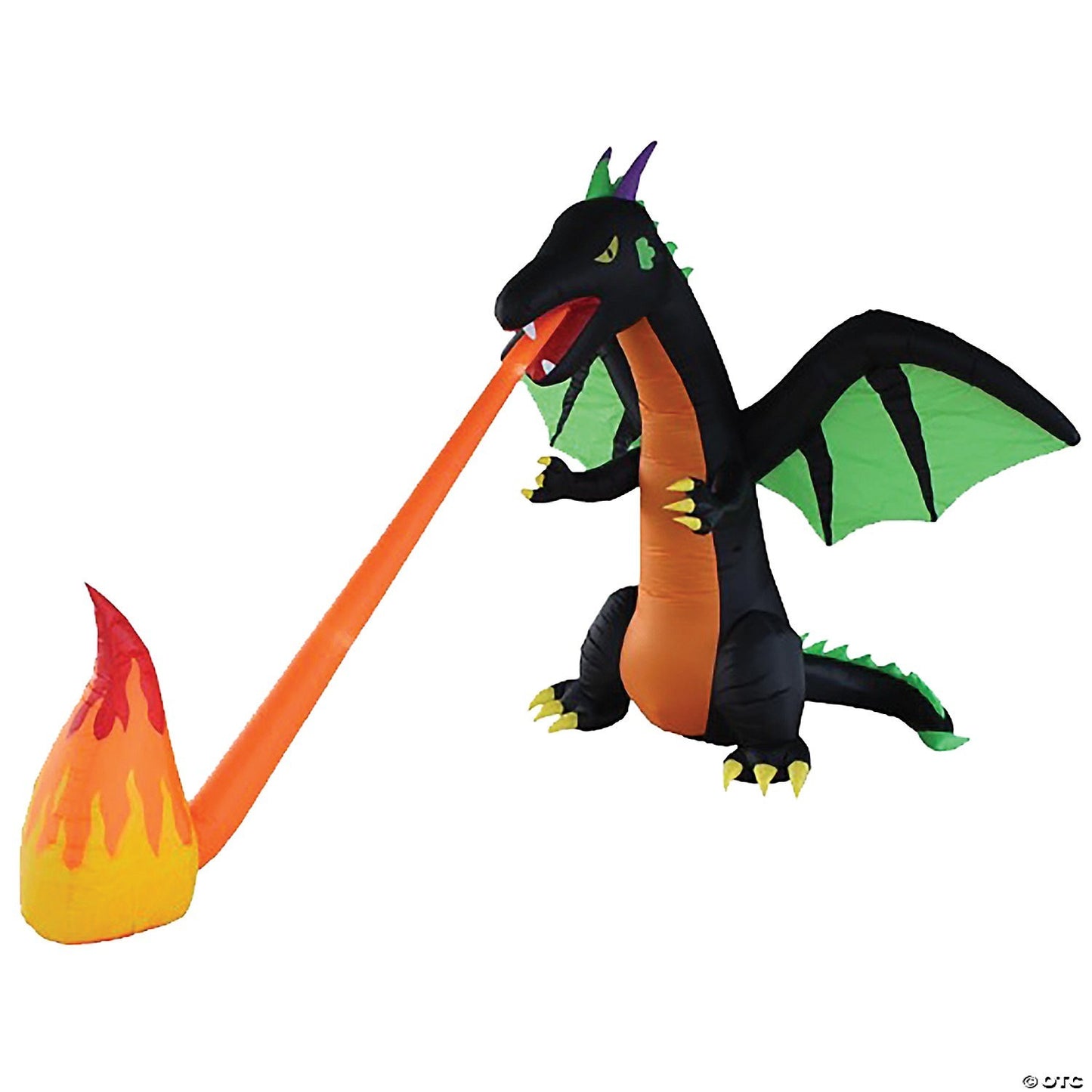 9 Ft Fire Breathing Dragon Inflatable Outdoor Halloween Yard Decoration Airblown