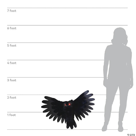 37" Animated Owl