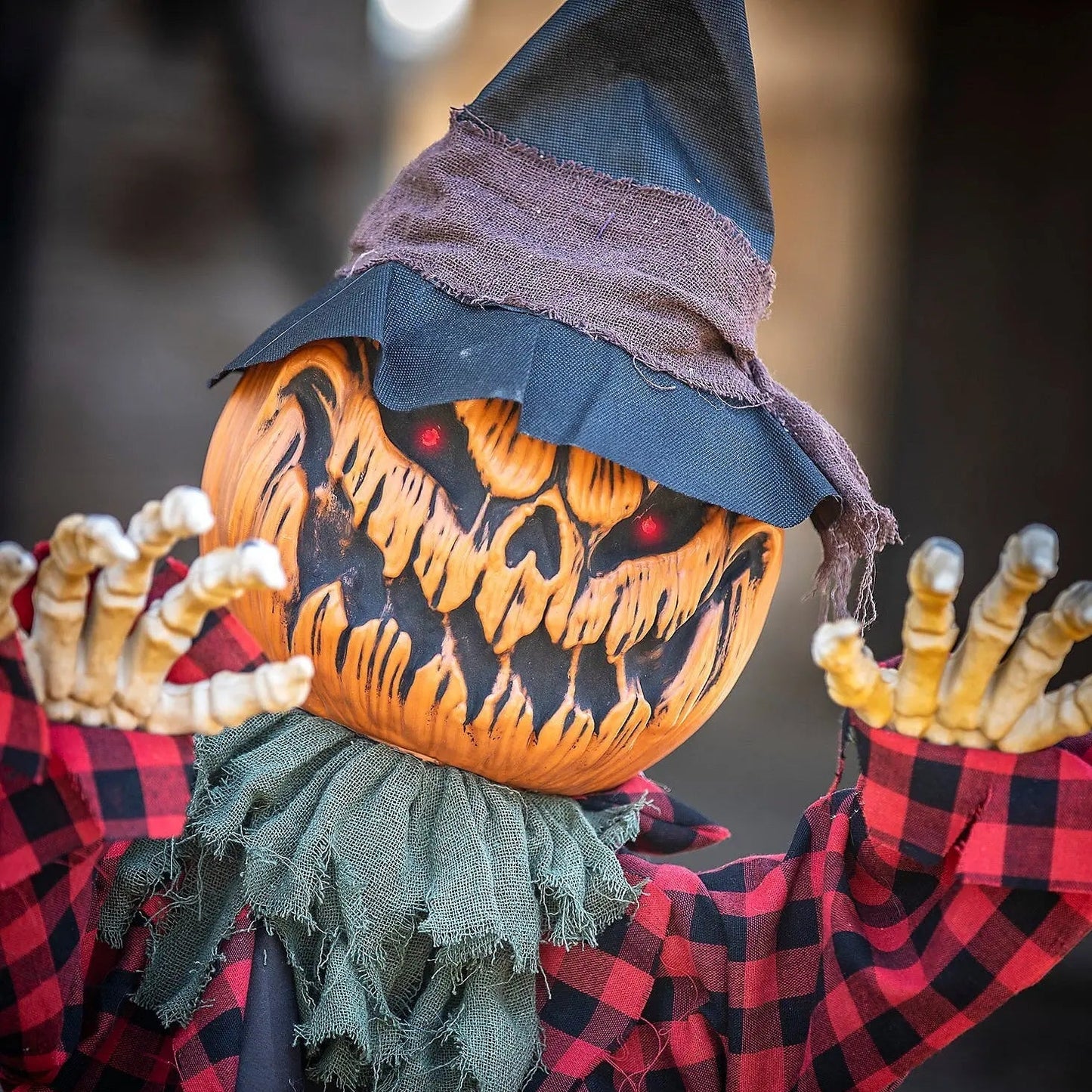 2 ft pumpkin man groundbreaker animated Halloween prop