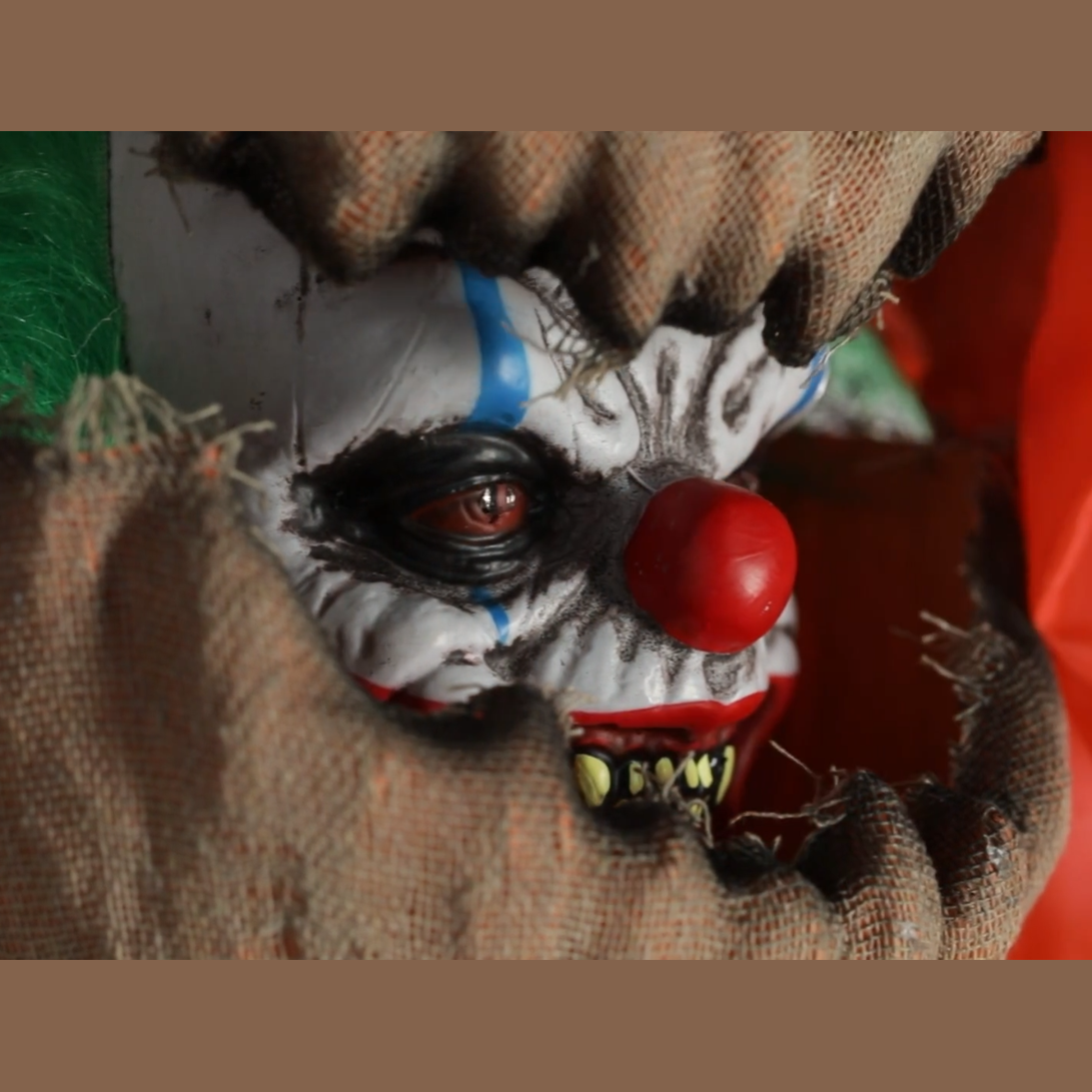 5.10 Ft Pop Up Clown Head Pumpkin Man