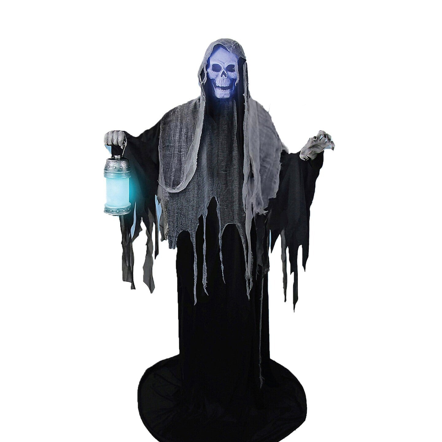 LifeSize Rising Ghost Cemetery Skeleton Animated Halloween Decoration Haunt Prop