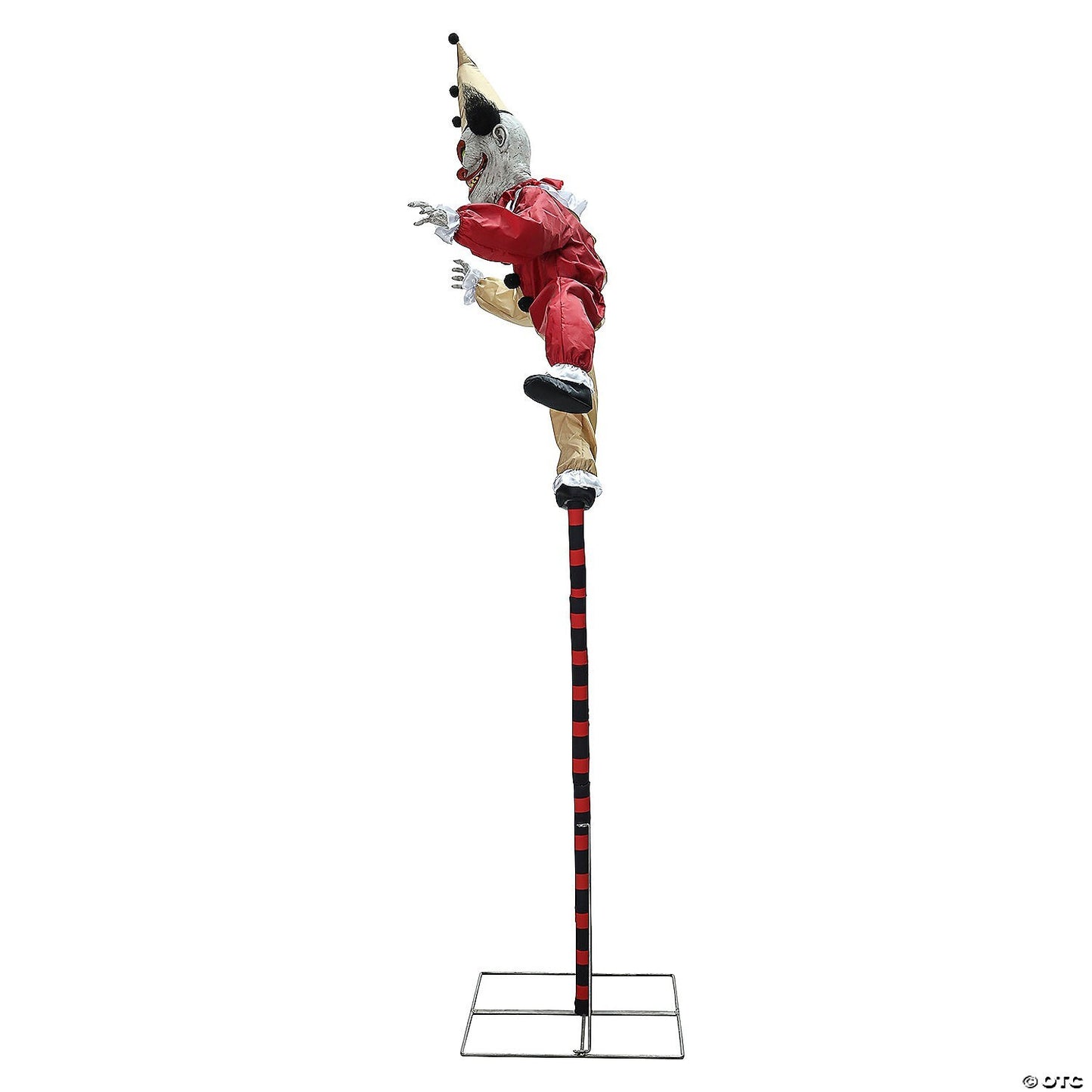 See Video! Life Size Sideshow Circus Clown Animated Halloween Haunt Prop Outdoor