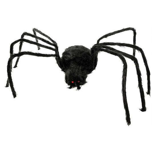 GIANT 80" Black Spider Posable
