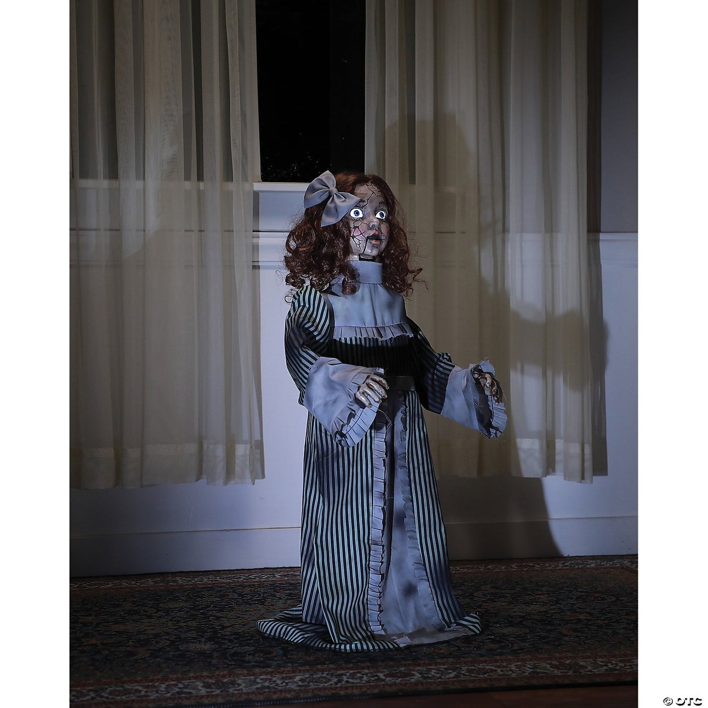3 Ft Talking Evil Vintage Doll Ghost Animated Halloween Spirit Haunted Prop 2025