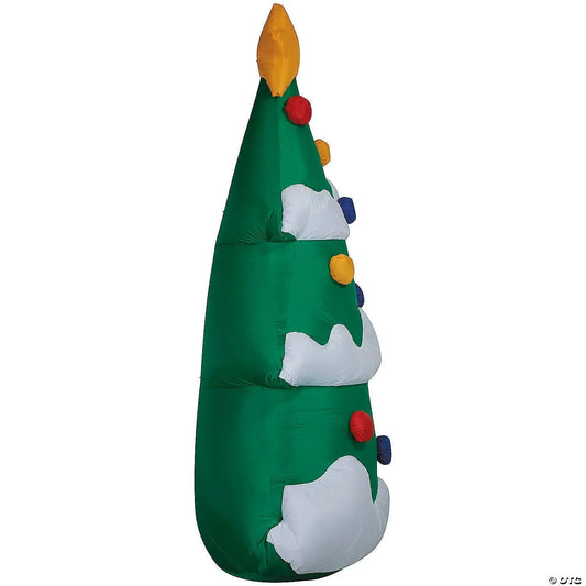 9Ft Inflatable Animated LightShow Rainbow Wave Christmas Tree