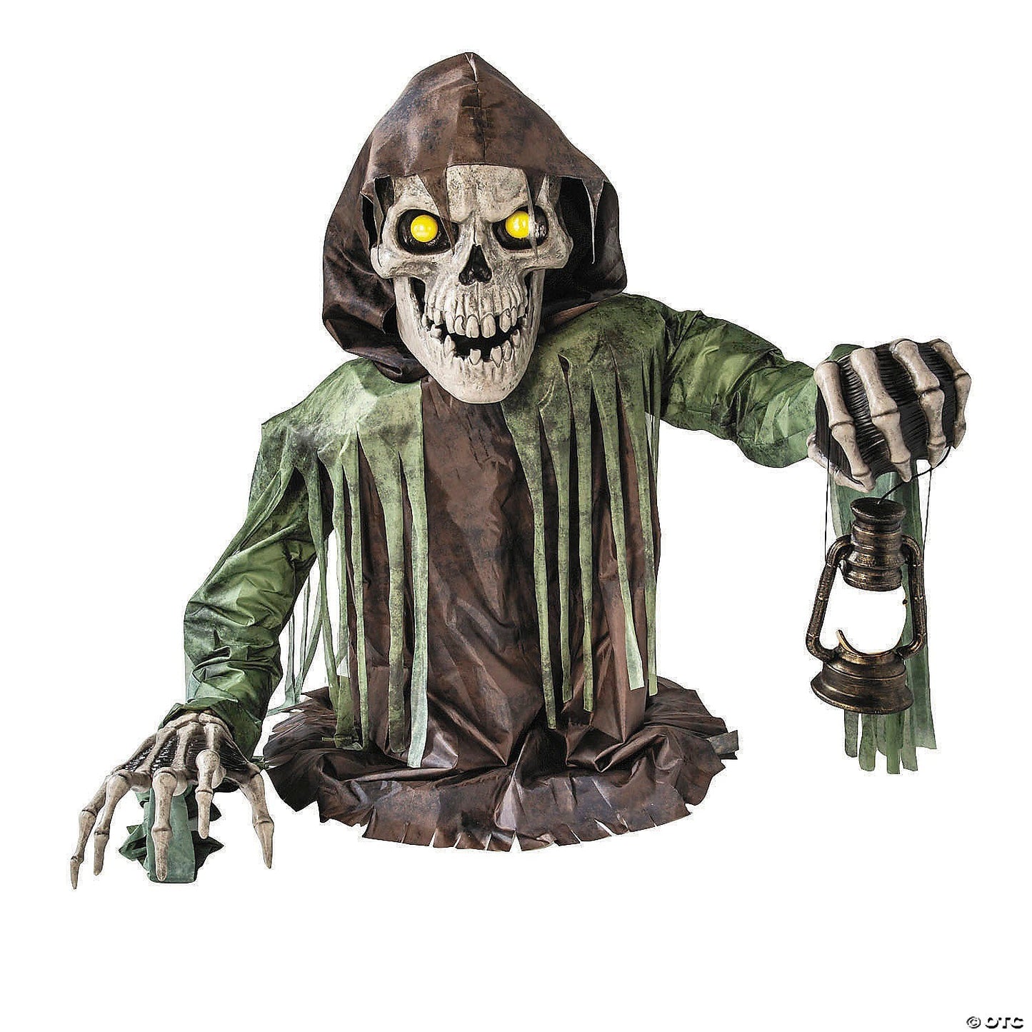 4.10Ft Rotten Reaper Skeleton Grave Spirit Animatronic Halloween Haunt Prop 2025