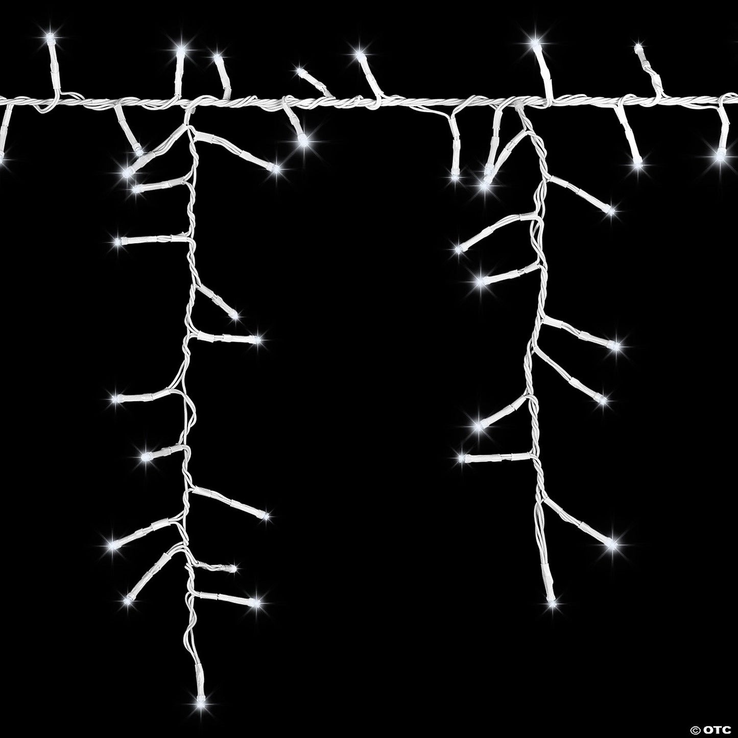 Icicle LightShow Strands of Magic White LED Christmas String Lights 6 Effects!