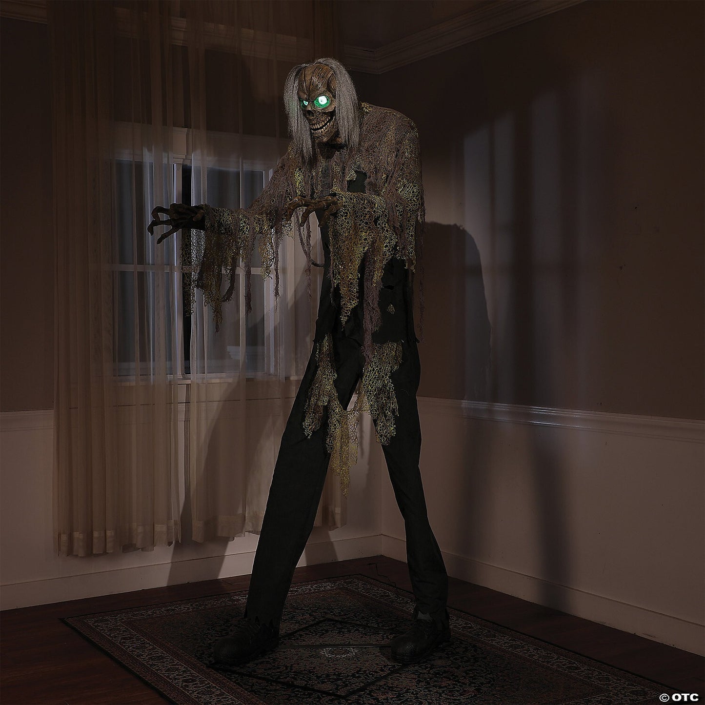 LifeSize 7 Ft Cellar Dweller Skeleton Reaper Animatronic Halloween Prop Haunted