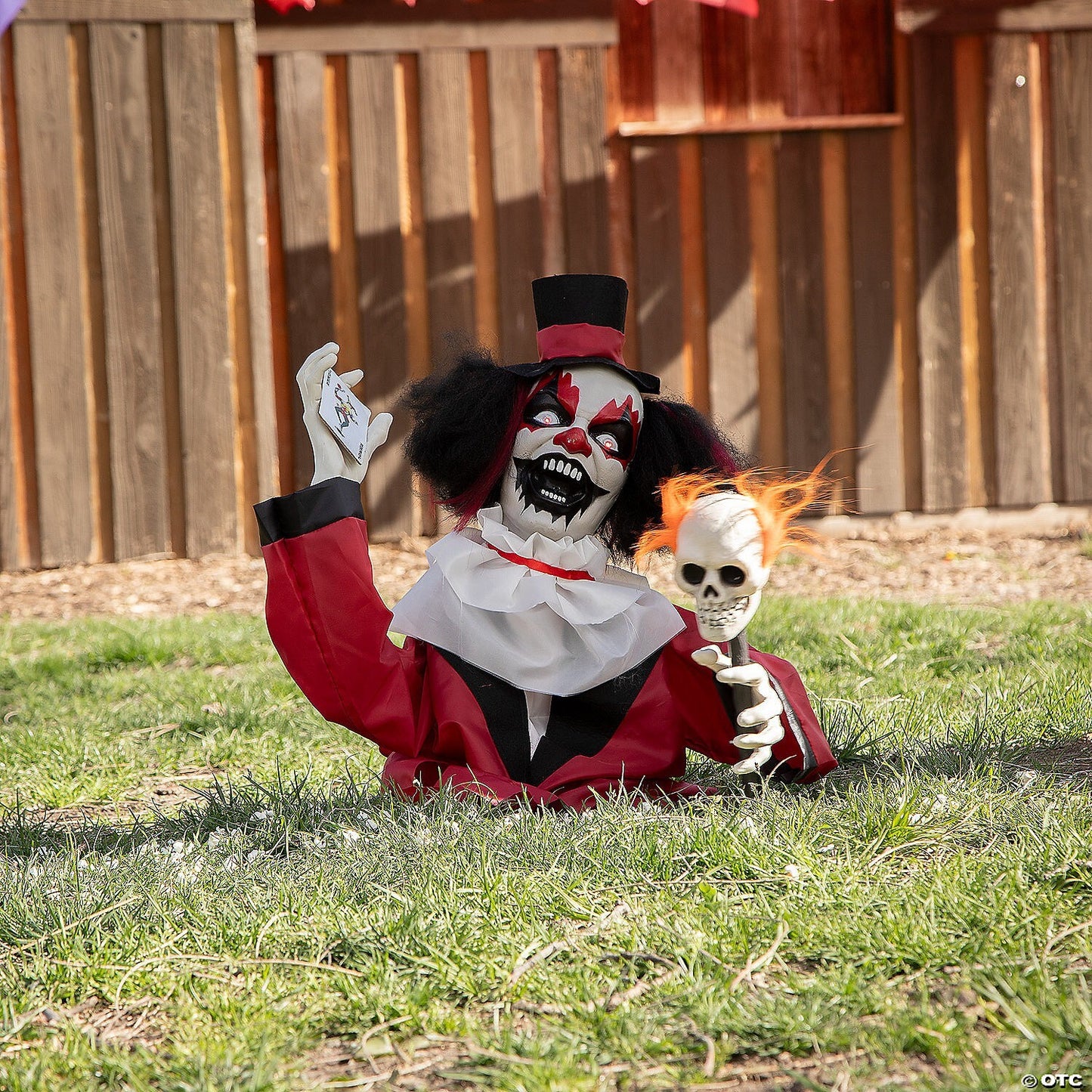 See Video! Groundbreaker Moving Clown Circus Animated Halloween Haunt Yard Prop