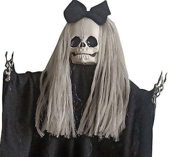 3 Ft Skeleton Girl Doll Halloween Outdoor Decoration Haunted House Yard Prop