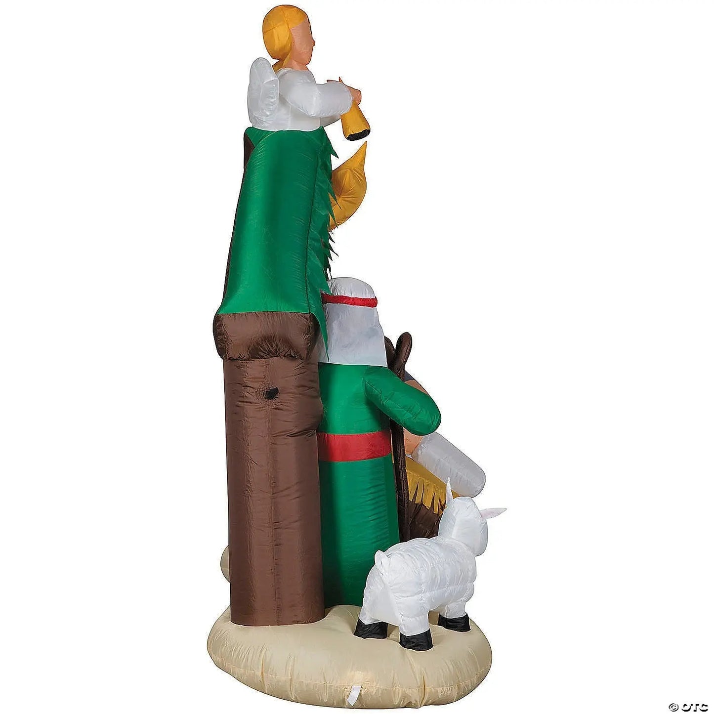 6.7 Ft Nativity Scene Manger with Angel Outdoor Inflatable
