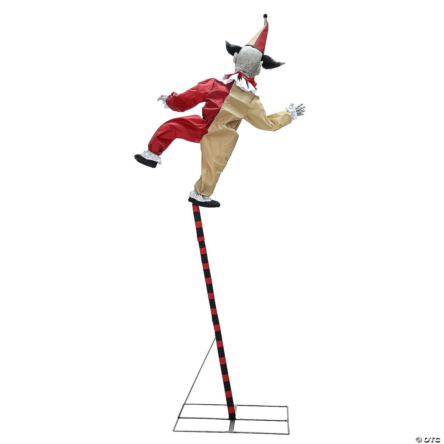 See Video! Life Size Sideshow Circus Clown Animated Halloween Haunt Prop Outdoor
