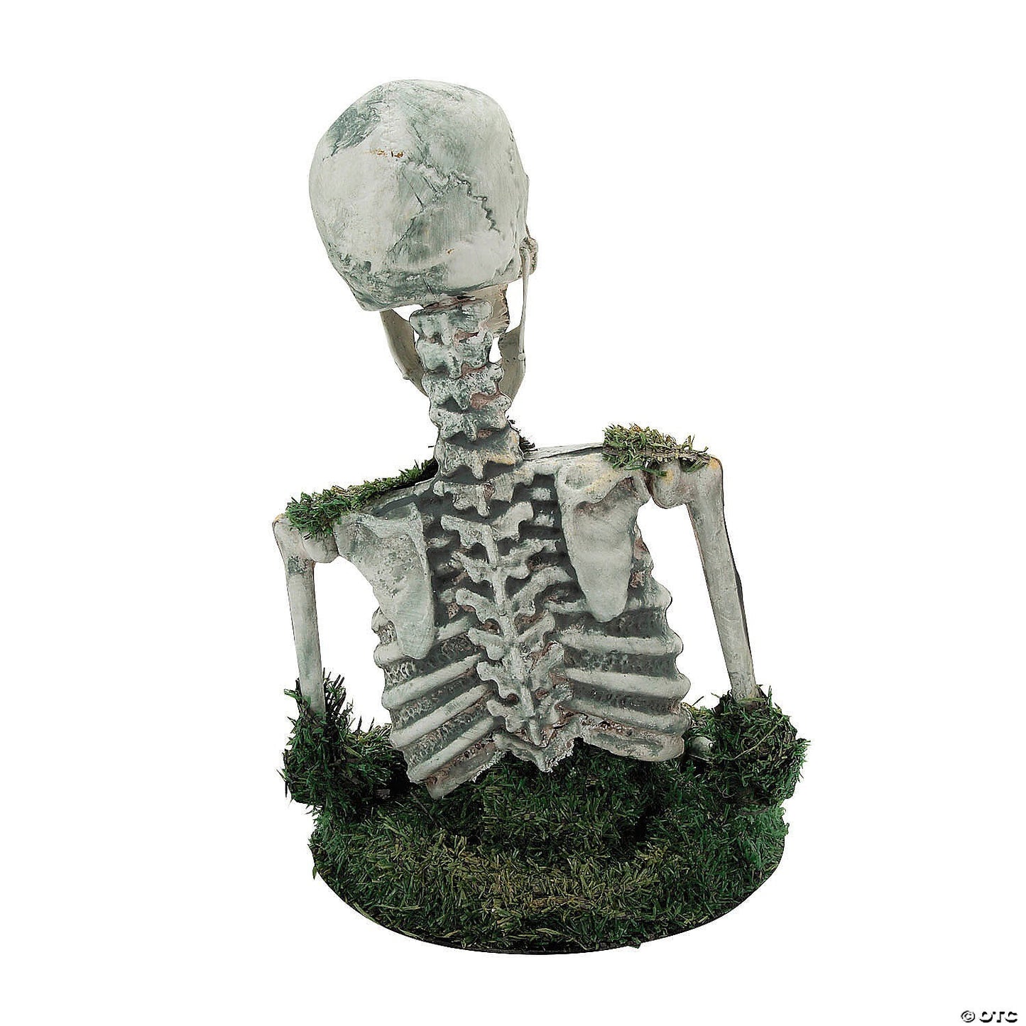 See Video! 4 Ft Mossy Skeleton Animated Halloween Home Decoration Haunted Prop