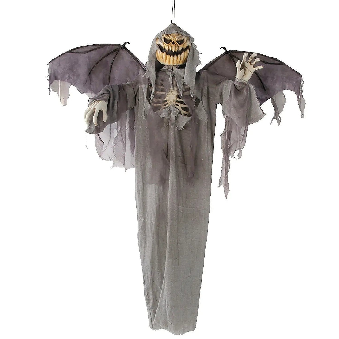 5 Ft Jack o' Lantern Pumpkin with Wings