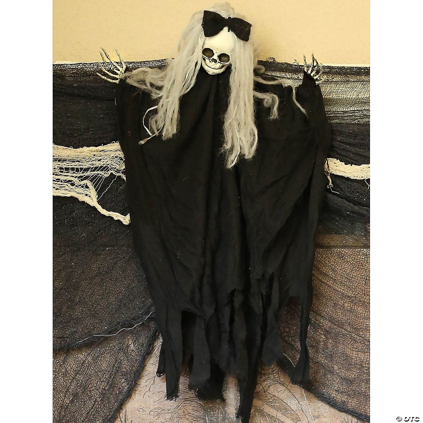 3 Ft Skeleton Girl Doll Halloween Outdoor Decoration Haunted House Yard Prop