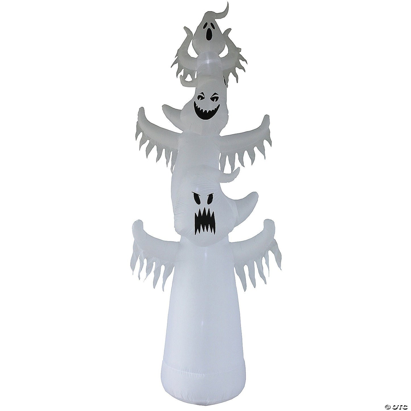 12 Ft Ghost Trio Inflatable Outdoor Halloween Yard Decoration Airblown Lighted