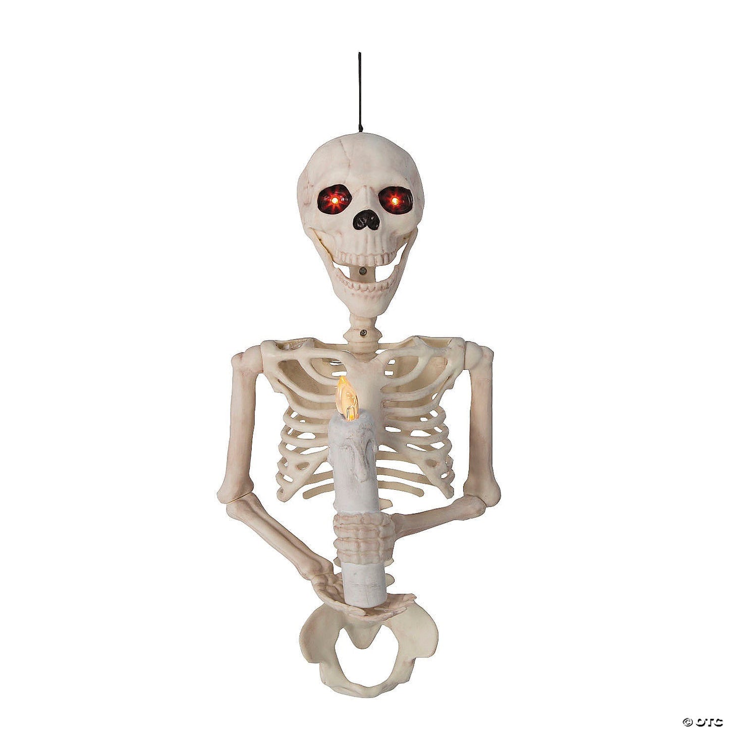 18" Skeleton Candle Sconce Halloween Haunted Hocus Pocus Decoration Prop 2025